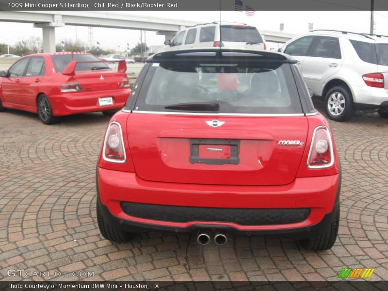 Chili Red / Black/Rooster Red 2009 Mini Cooper S Hardtop