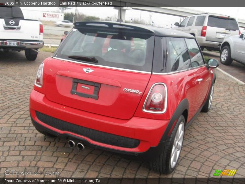 Chili Red / Black/Rooster Red 2009 Mini Cooper S Hardtop