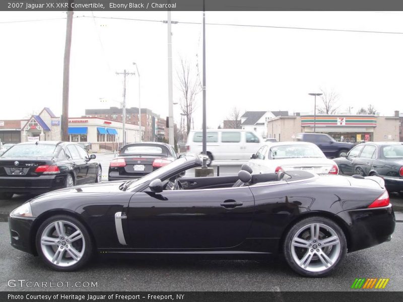 Ebony Black / Charcoal 2007 Jaguar XK XKR Convertible