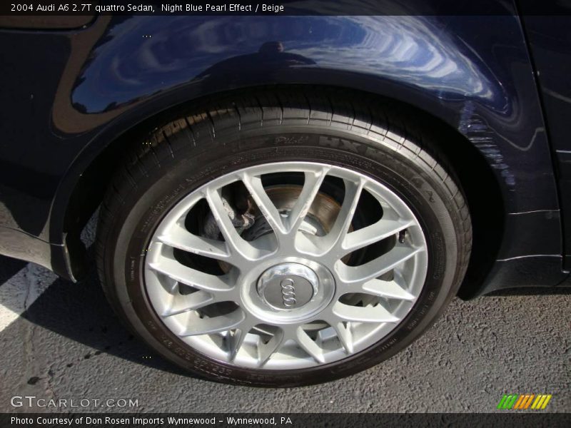 Night Blue Pearl Effect / Beige 2004 Audi A6 2.7T quattro Sedan