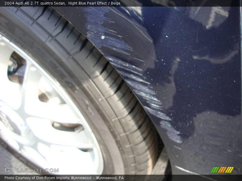 Night Blue Pearl Effect / Beige 2004 Audi A6 2.7T quattro Sedan