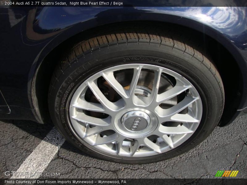 Night Blue Pearl Effect / Beige 2004 Audi A6 2.7T quattro Sedan