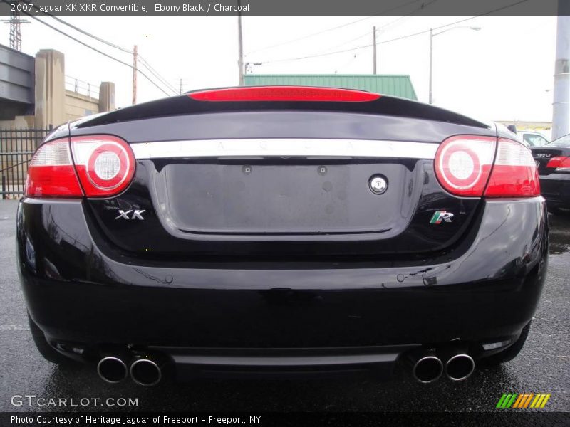 Ebony Black / Charcoal 2007 Jaguar XK XKR Convertible