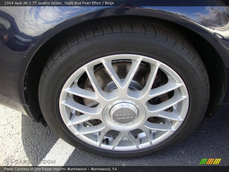Night Blue Pearl Effect / Beige 2004 Audi A6 2.7T quattro Sedan