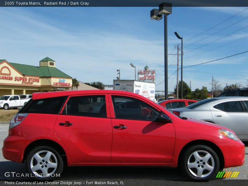 Radiant Red / Dark Gray 2005 Toyota Matrix