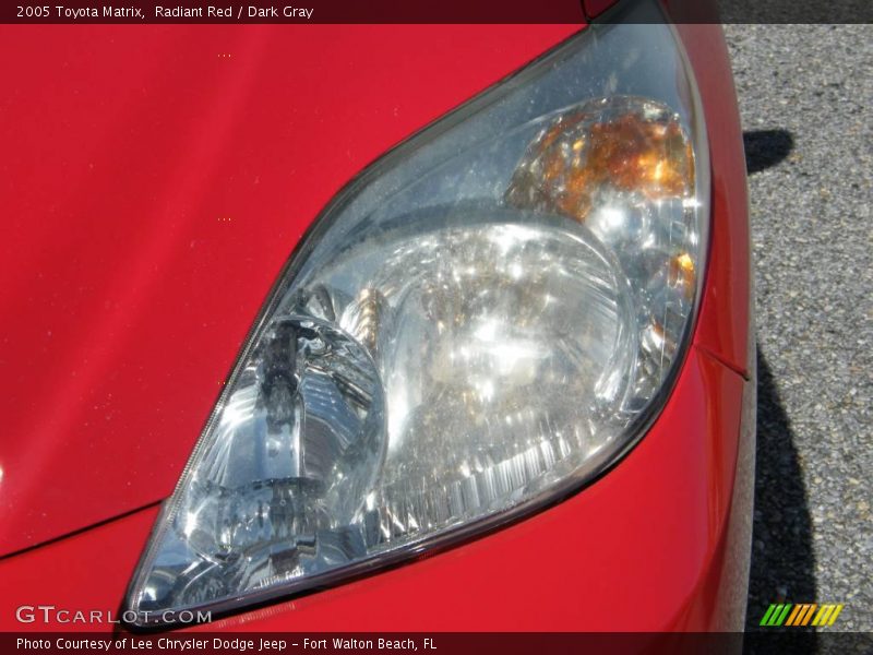 Radiant Red / Dark Gray 2005 Toyota Matrix