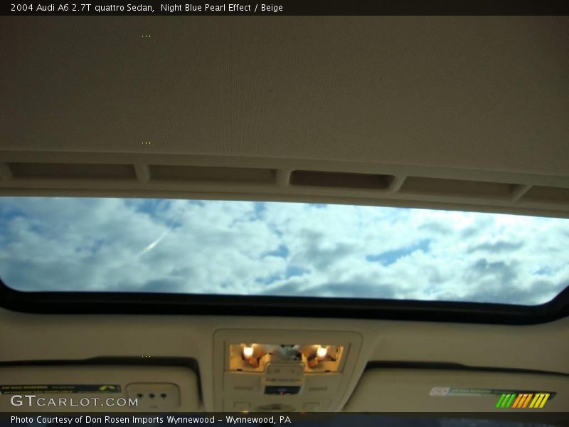 Night Blue Pearl Effect / Beige 2004 Audi A6 2.7T quattro Sedan