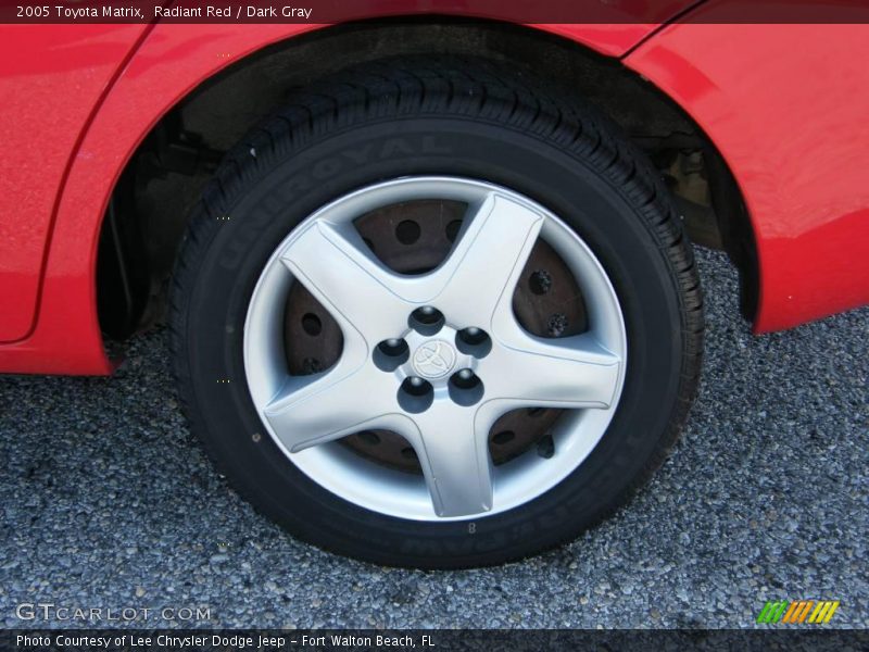 Radiant Red / Dark Gray 2005 Toyota Matrix