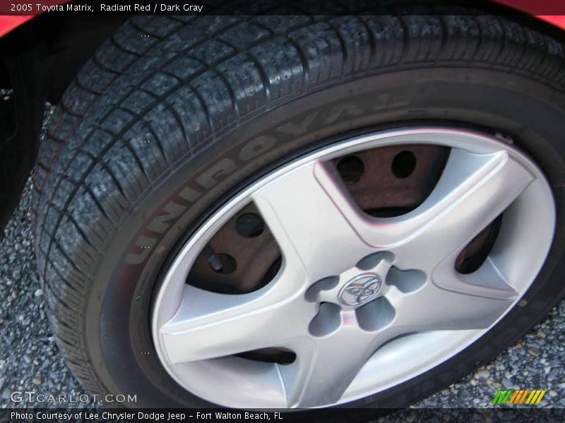 Radiant Red / Dark Gray 2005 Toyota Matrix