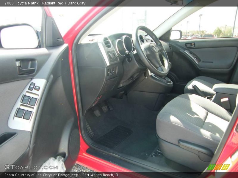 Radiant Red / Dark Gray 2005 Toyota Matrix