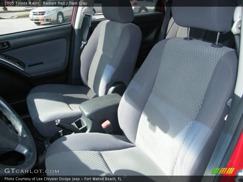 Radiant Red / Dark Gray 2005 Toyota Matrix