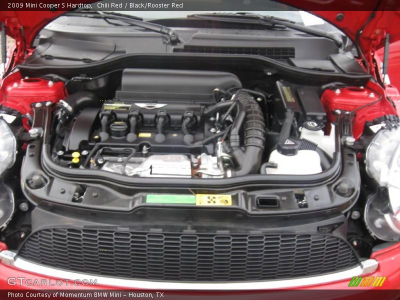 Chili Red / Black/Rooster Red 2009 Mini Cooper S Hardtop
