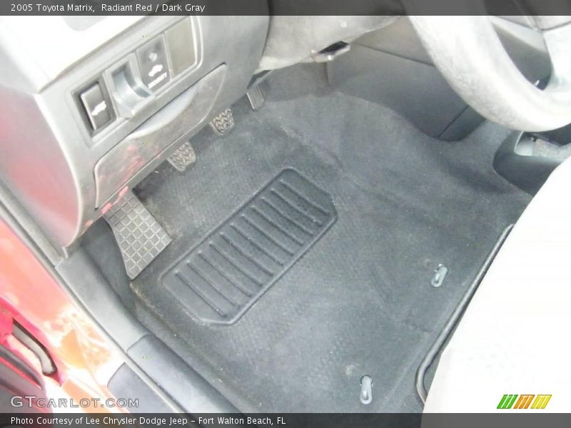 Radiant Red / Dark Gray 2005 Toyota Matrix