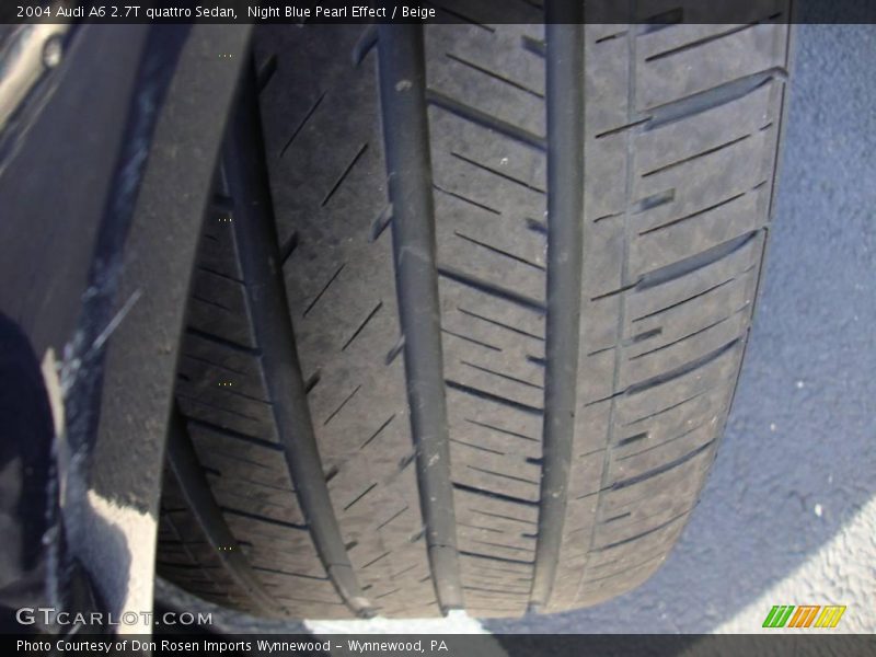 Night Blue Pearl Effect / Beige 2004 Audi A6 2.7T quattro Sedan