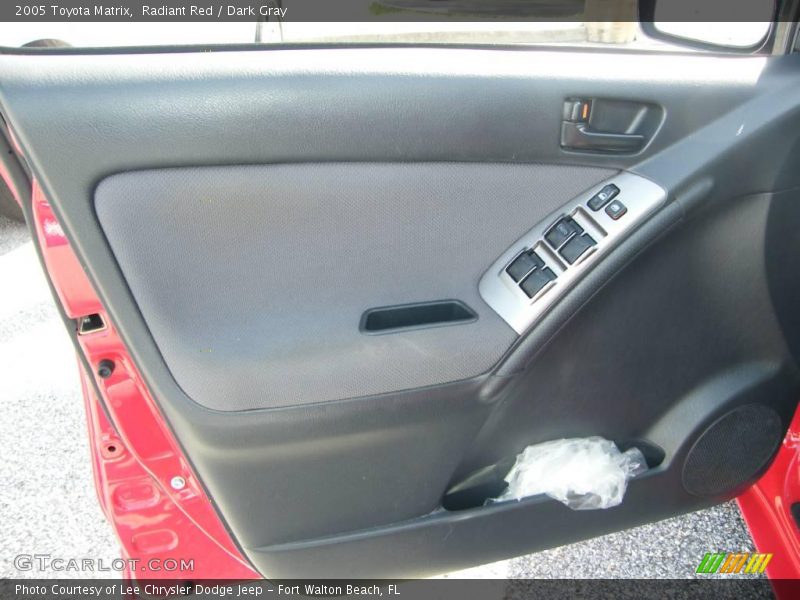 Radiant Red / Dark Gray 2005 Toyota Matrix