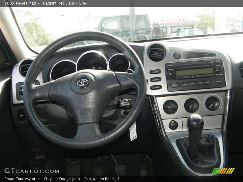 Radiant Red / Dark Gray 2005 Toyota Matrix