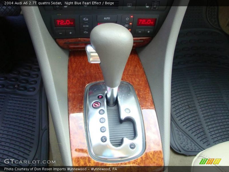Night Blue Pearl Effect / Beige 2004 Audi A6 2.7T quattro Sedan