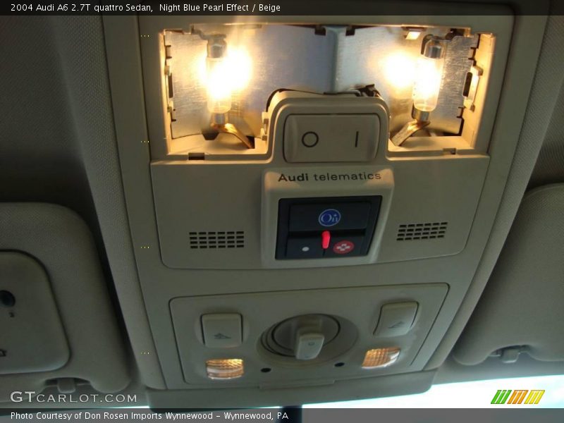 Night Blue Pearl Effect / Beige 2004 Audi A6 2.7T quattro Sedan