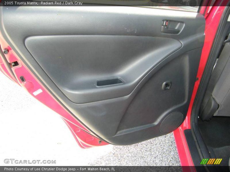 Radiant Red / Dark Gray 2005 Toyota Matrix