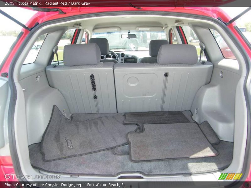 Radiant Red / Dark Gray 2005 Toyota Matrix
