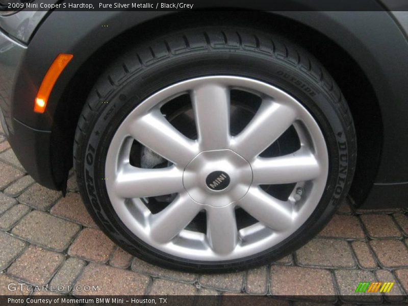 Pure Silver Metallic / Black/Grey 2009 Mini Cooper S Hardtop