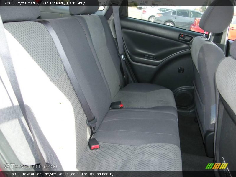 Radiant Red / Dark Gray 2005 Toyota Matrix