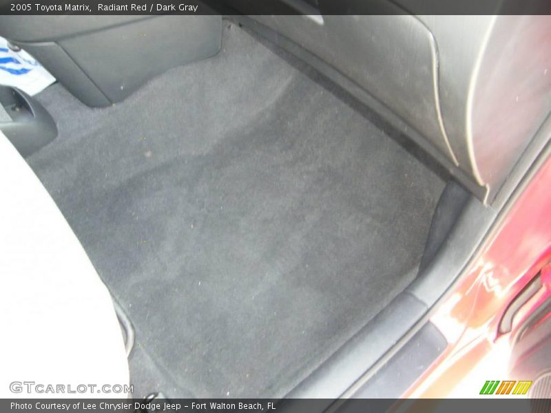Radiant Red / Dark Gray 2005 Toyota Matrix
