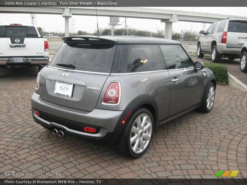 Pure Silver Metallic / Black/Grey 2009 Mini Cooper S Hardtop