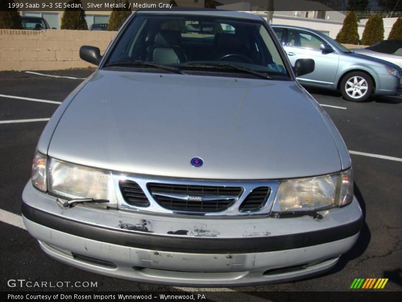 Silver Metallic / Medium Gray 1999 Saab 9-3 SE Sedan