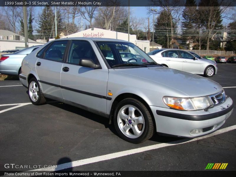 Silver Metallic / Medium Gray 1999 Saab 9-3 SE Sedan