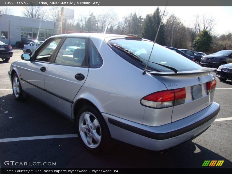 Silver Metallic / Medium Gray 1999 Saab 9-3 SE Sedan