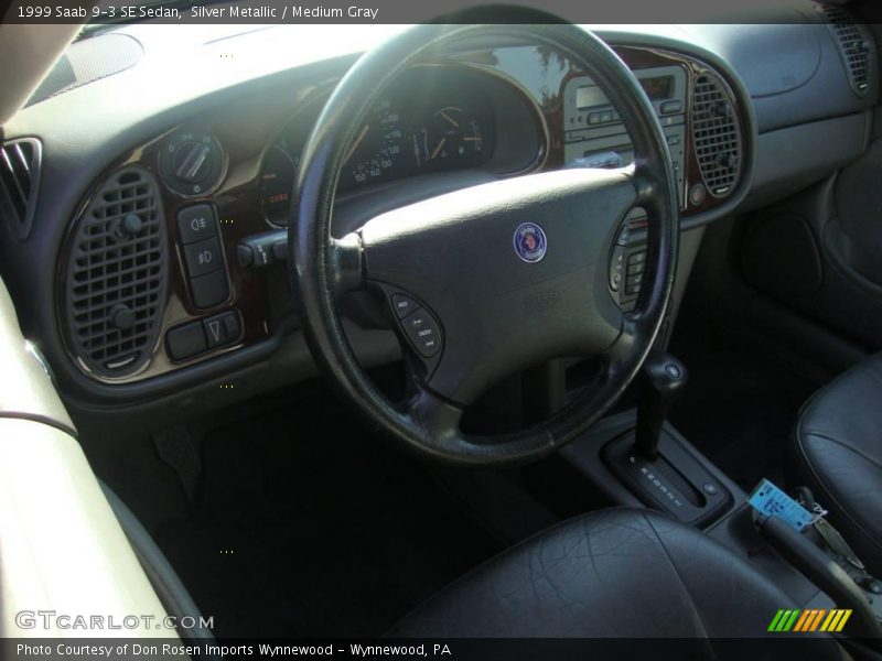 Silver Metallic / Medium Gray 1999 Saab 9-3 SE Sedan