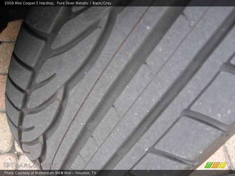 Pure Silver Metallic / Black/Grey 2009 Mini Cooper S Hardtop