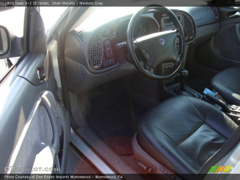 Silver Metallic / Medium Gray 1999 Saab 9-3 SE Sedan