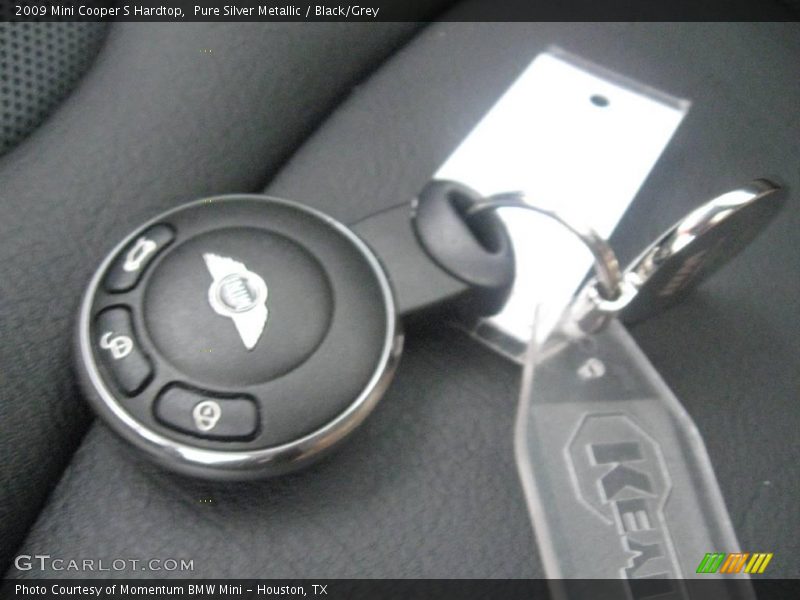 Pure Silver Metallic / Black/Grey 2009 Mini Cooper S Hardtop