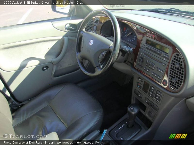 Silver Metallic / Medium Gray 1999 Saab 9-3 SE Sedan