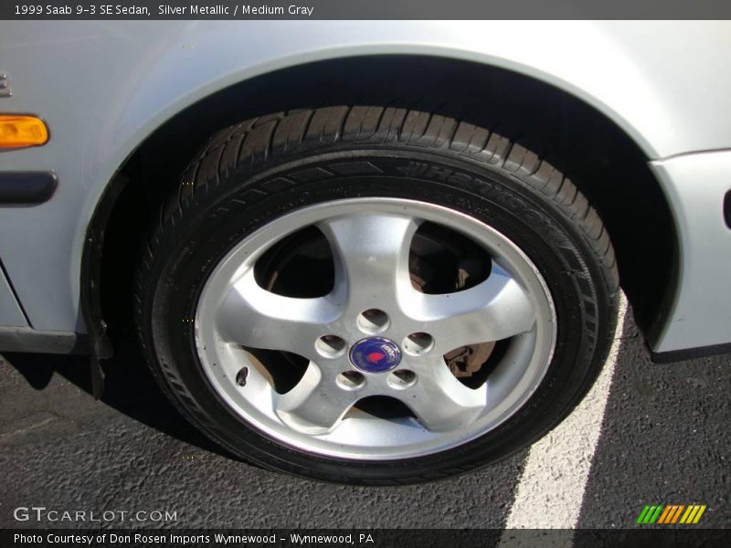 Silver Metallic / Medium Gray 1999 Saab 9-3 SE Sedan