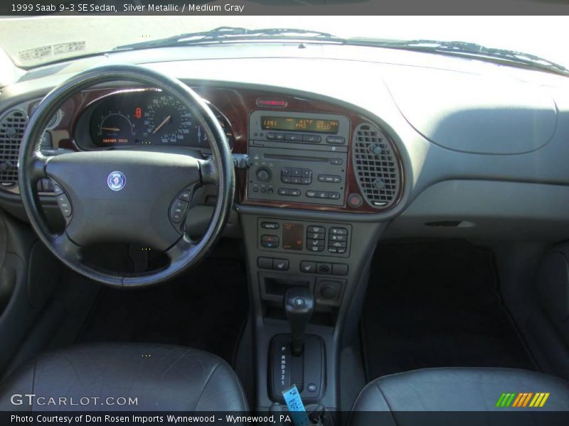 Silver Metallic / Medium Gray 1999 Saab 9-3 SE Sedan