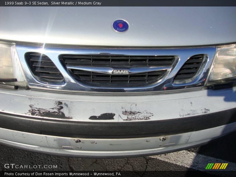 Silver Metallic / Medium Gray 1999 Saab 9-3 SE Sedan
