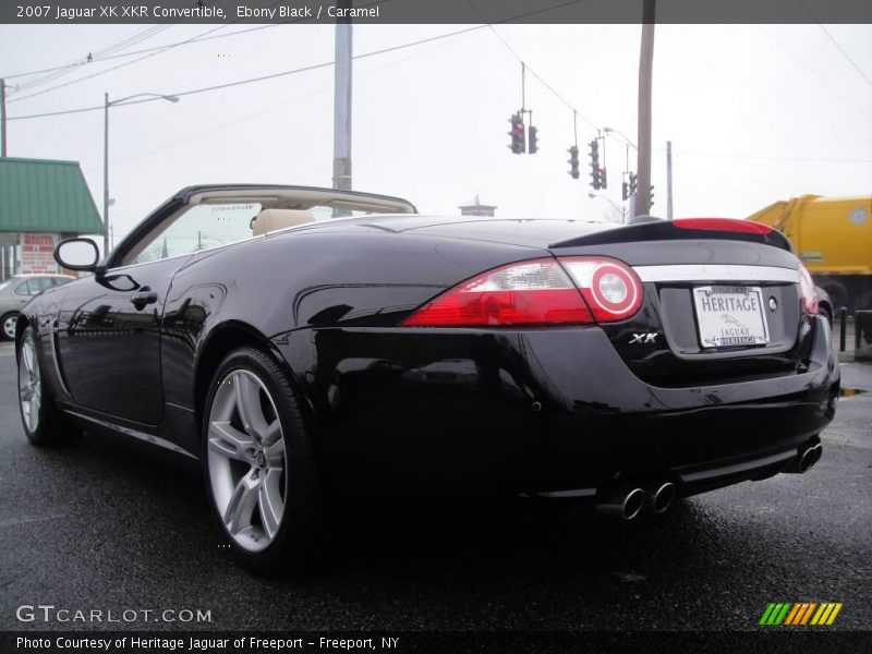 Ebony Black / Caramel 2007 Jaguar XK XKR Convertible