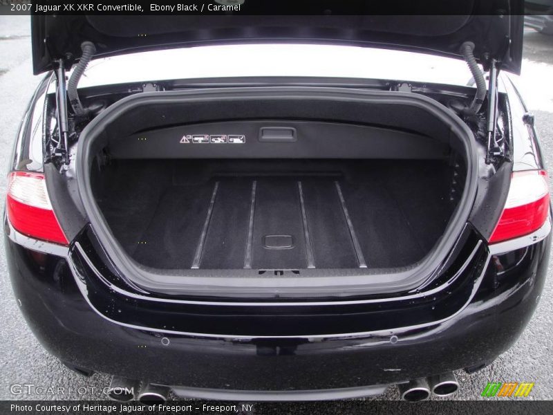 Ebony Black / Caramel 2007 Jaguar XK XKR Convertible