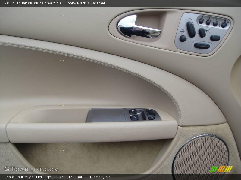 Ebony Black / Caramel 2007 Jaguar XK XKR Convertible