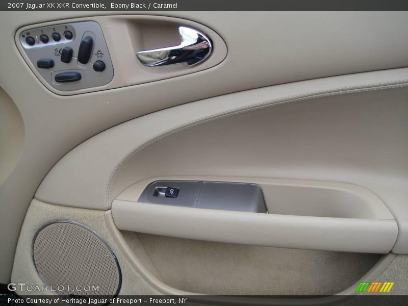 Ebony Black / Caramel 2007 Jaguar XK XKR Convertible