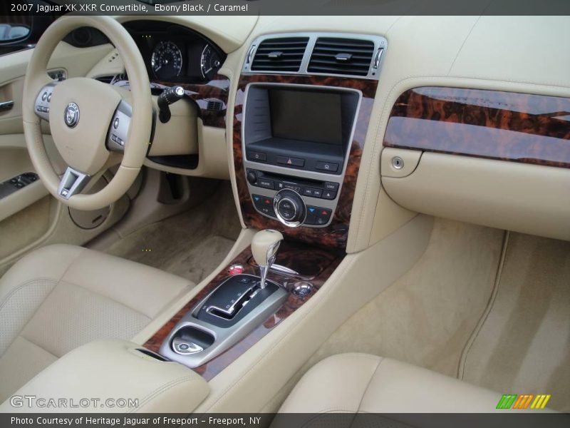 Ebony Black / Caramel 2007 Jaguar XK XKR Convertible