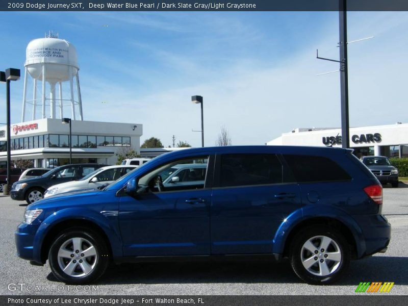 Deep Water Blue Pearl / Dark Slate Gray/Light Graystone 2009 Dodge Journey SXT