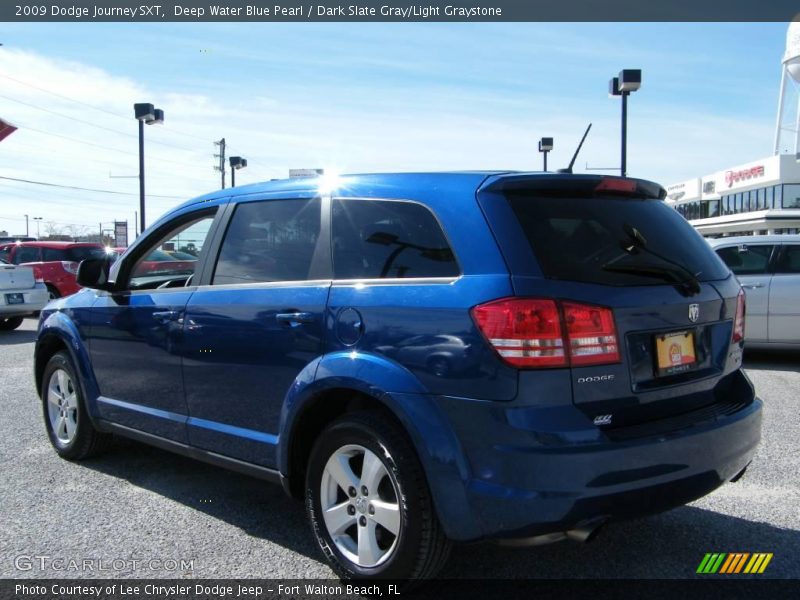 Deep Water Blue Pearl / Dark Slate Gray/Light Graystone 2009 Dodge Journey SXT