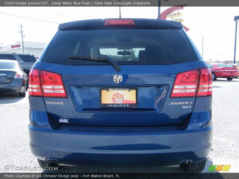 Deep Water Blue Pearl / Dark Slate Gray/Light Graystone 2009 Dodge Journey SXT
