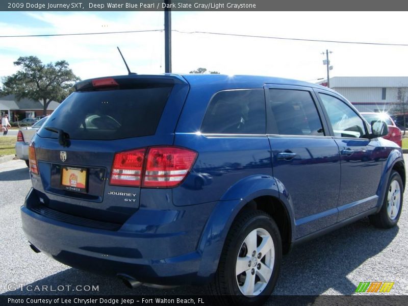 Deep Water Blue Pearl / Dark Slate Gray/Light Graystone 2009 Dodge Journey SXT