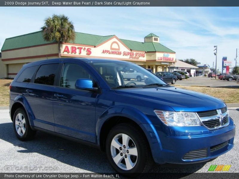 Deep Water Blue Pearl / Dark Slate Gray/Light Graystone 2009 Dodge Journey SXT