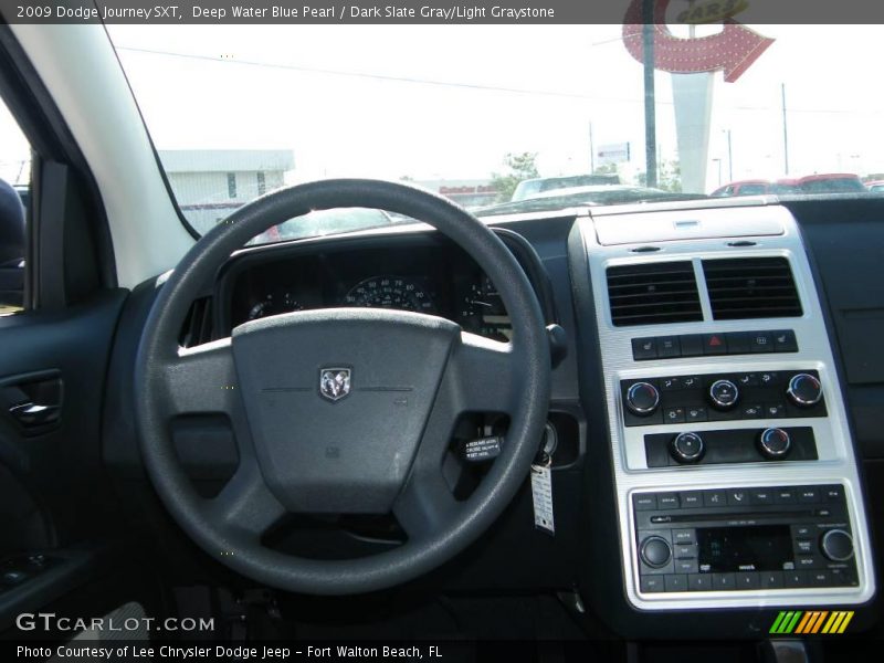 Deep Water Blue Pearl / Dark Slate Gray/Light Graystone 2009 Dodge Journey SXT